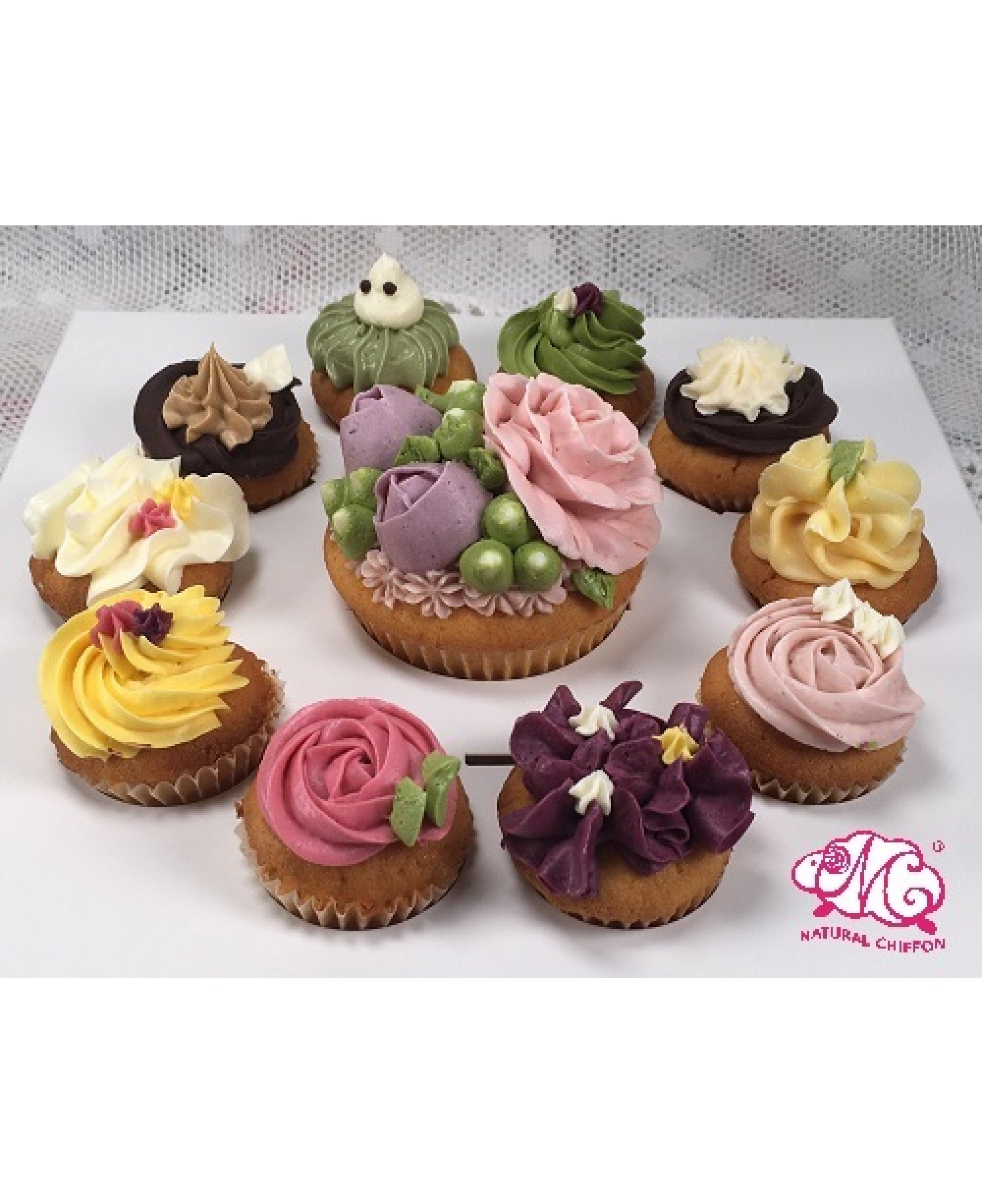 韓花1大10小Cupcake Set C